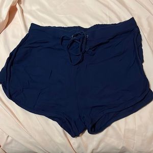 navy blue lounge shorts